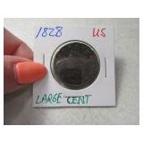 1828 US Large Cent Coin