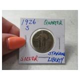 1926-s US Standing Liberty Quarter BetterDate Fine