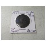 1899 Victoria BRITAIN One Penny Cent