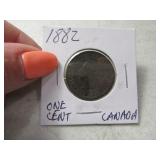 1882 Canadian One Cent Coin
