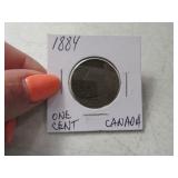 1884 Canadian One Cent Coin