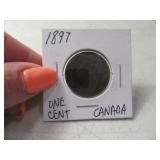 1897 Canadian One Cent Coin