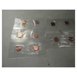 (5) 2008-d BLANK PLANCHET MisPrint Pennies Coins