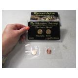 (2) 2008-d Lincoln Cent ERROR Blank & Comm Nickel