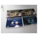 (2) WestWard Journey Commer Nickel Coin Sets