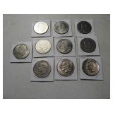 (20) asst Date IKE Eisenhower $1 Dollars