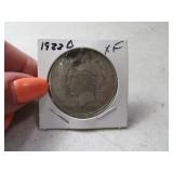 1922-d PEACE Silver Dollar Coin XF