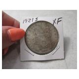 1921-s Morgan Silver Dollar Coin XF