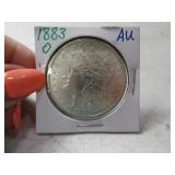 1883-o Morgan Silver Dollar Coin AU