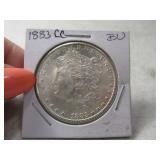 1883-cc Morgan Silver Dollar Coin UNC *good date*