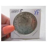 1889-s Morgan Silver Dollar Coin XF