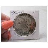 1892-s Morgan Silver Dollar Coin Fine #2/2