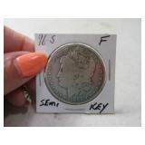 1896-s 2/2 Morgan Silver Dollar Fine