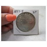1897-s Morgan Silver Dollar Coin XF