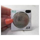 1903 Morgan Silver Dollar Coin AU