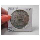 1903-s Morgan Silver Dollar Coin VF