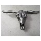 Cow Longhorn Skull Belt Buckle