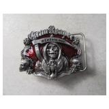 GRIM REAPER colorized Belt Buckle