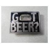 GOT BEER w/ Opener Belt Buckle 1of2
