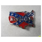 REDNECK Confederate Flag Rebel Buckle