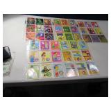 Several Sheets Cartoon~SIMPSONS Collector Cards