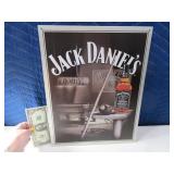 JACK DANIELS 2004 Tin 12.5x16 Wall Sign POOL
