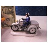 Dept 56 porcelain 4" Motorcycle Cop Figurine