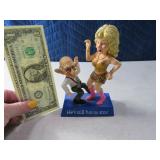 Old COOTS BobbleHead HOT TO TROT Figure