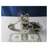 8" Nut/Bolt/Bearings Motorcycle Metal Art Figure