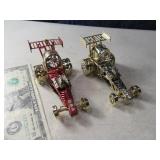 (2) 24ktPlated AUSTRIAN Crystal Dragsters 3of3