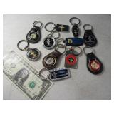 FORD MUSTANG (11pc) Keychain Collection Neat Metal