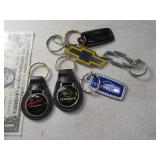 CHEVROLET (6pc) Metal Keychain Collection