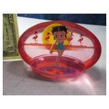 Resin BETTY BOOP 3" Paperweight w/ Flamingos