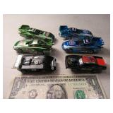 (6) Dragster Like HO Slot Cars EXC