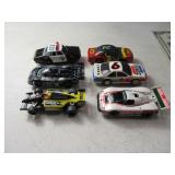 (6) asst HOsize Slot Cars EXC
