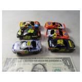 (6) HOsz Slot Cars Nascar Themed asst EXC
