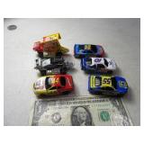 (6) asst Nascar HOsz Themed Slot Cars EXC