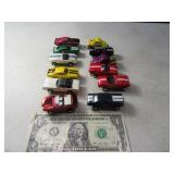 (12) asst HOsz Slot Cars EXC dual rail