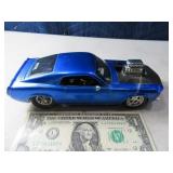 JADA 1970 Ford Mustang BOSS Blue Diecast 1:24