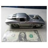 JADA 63 Chevy Corvette Stingray Coupe Silver 1:24
