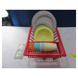 Vintage Poly Wear Dishes Camping Set