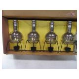 MidCentury 4pc Glass Retro Carafffe Set in Org Box