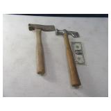 (2) Vintage 13" Roofing/Drywall Hammers Tools