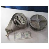 (2) HD TieDown Ratchet Strap & Metal Cord 5" Reel
