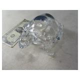7" Glass Turtle Figurine