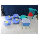 8pcs TUPPERWARE w/ Lids Storage EXC
