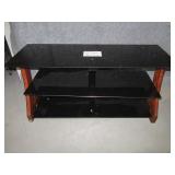 50" Three-Tier Glass Flatscreen/Electronics Shelf