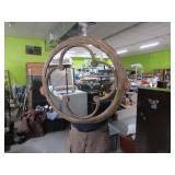 UTTERMOST 36" Round Modern Wall Mirror Metal $$
