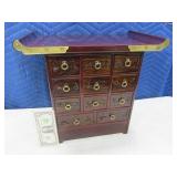 Wooden 15" TableTop Beautiful Stash/Jewelry Box