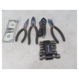 (5) HDX Plier Set & Hex Bit End SET